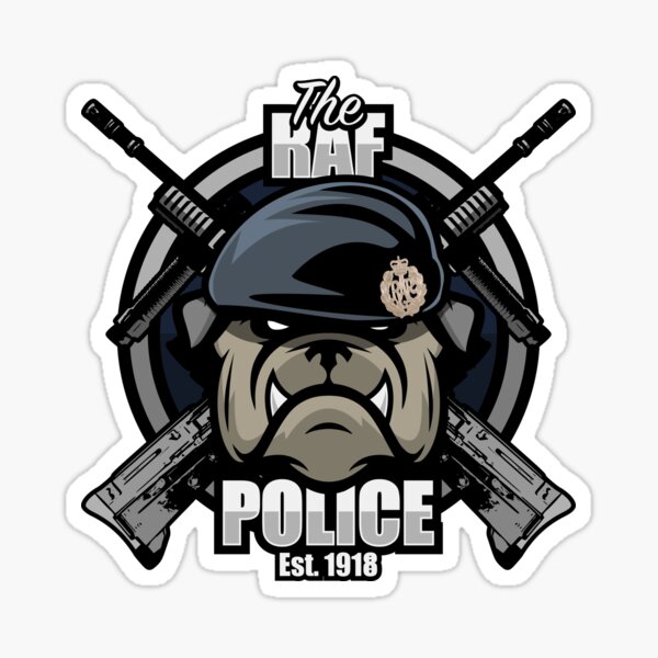 Vista previa del artículo con la obra «Policía de la RAF», diseñado y vendido por StrongVlad.