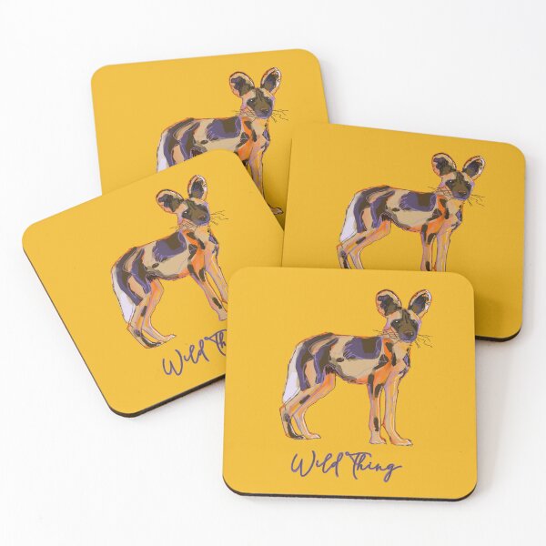 Item preview, Wild thing African dog  designed and sold by ArtistKateField.