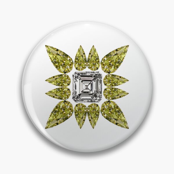 Item preview, Yellow Pear Diamond designed and sold by DigitalGemArt.