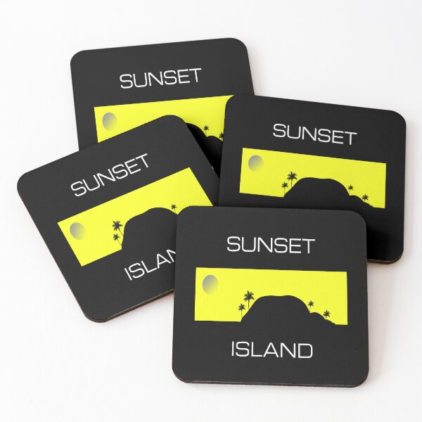 Item preview, Sunset  Island designed and sold by porfysoundtrack.