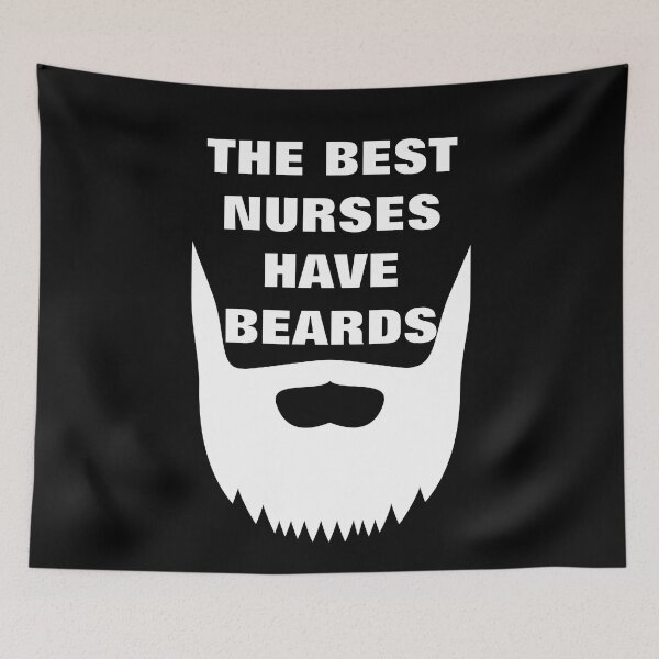 Item preview, The Best Nurses have Beards designed and sold by Indra Agrawal.