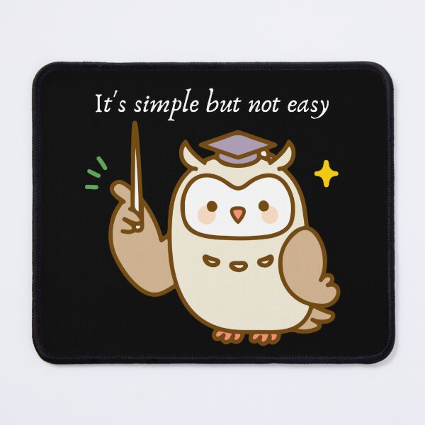 Item preview, It is simple but not easy designed and sold by DigitalArtTrend.