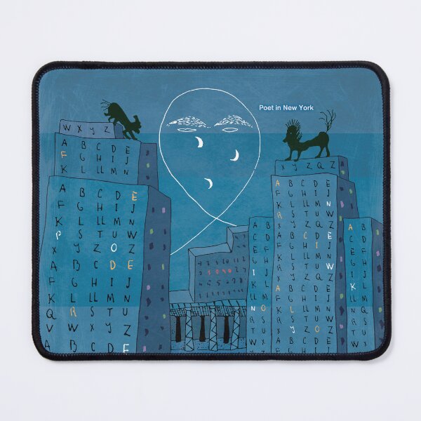 Item preview, Poet in New York, Federico García Lorca - Poetry Bookish Gifts  designed and sold by RedHillPrints.