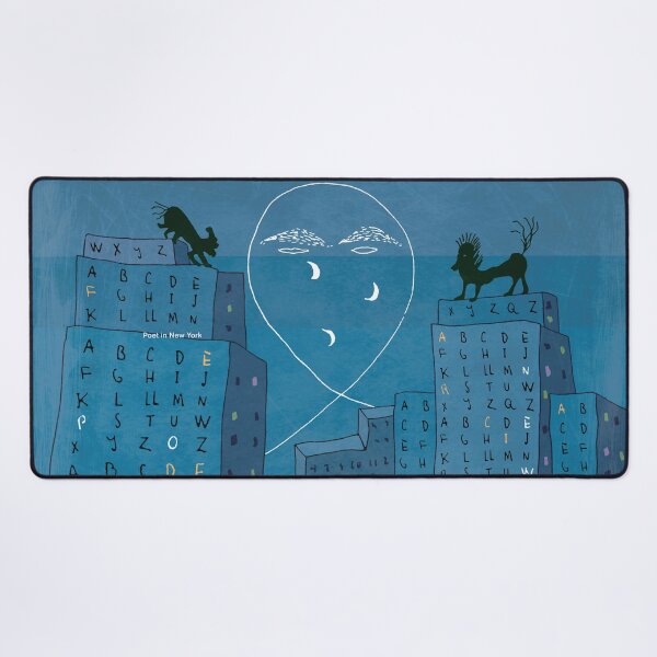 Item preview, Poet in New York, Federico García Lorca - Poetry Bookish Gifts  designed and sold by RedHillPrints.