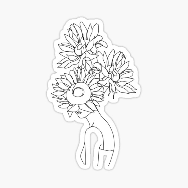 Item preview, Flower woman  designed and sold by zuzannatobiasz.