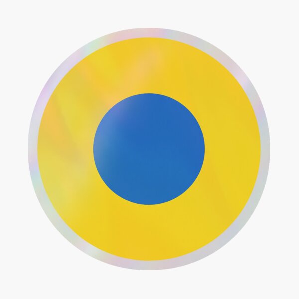 Item preview, Ukrainian Air Force Classic Roundel Bullseye Archery Target designed and sold by CafeRacer044.