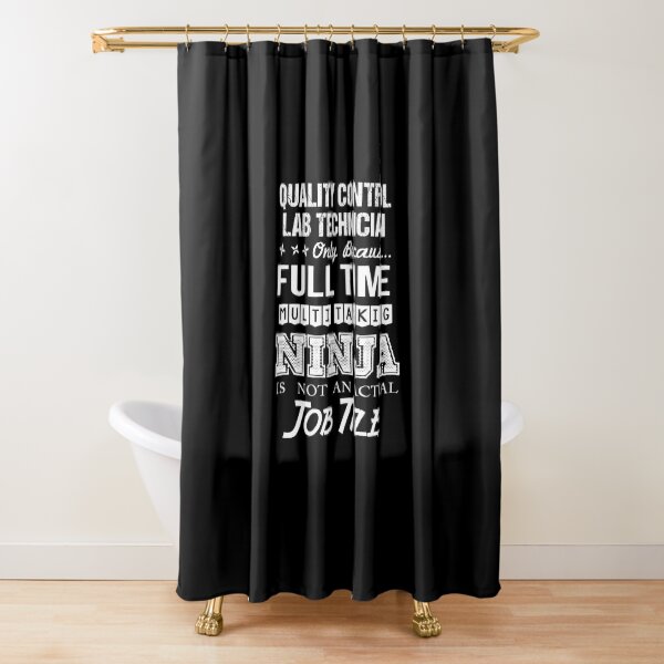 Item preview, Quality Control Lab Technician T Shirt - Multitasking Ninja Job Gift Item Tee designed and sold by miraschroe.
