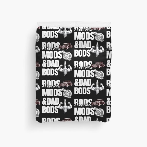 Item preview, Rods Mods & Dad Bods Funny Hot Rod Mechanic Fabricator designed and sold by CharJens.