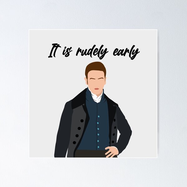Item preview, It is rudely early - Sidney Parker quote designed and sold by thelazyllama.