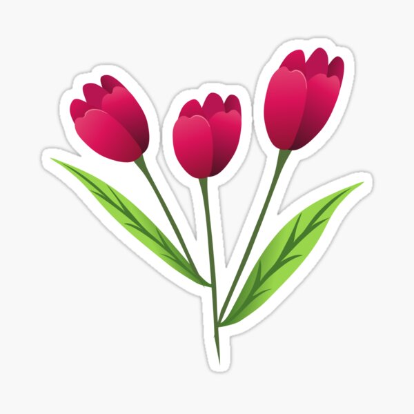Item preview, Tulip Flower Floral  Design designed and sold by pewewist.