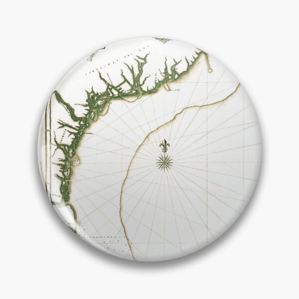 Item preview, 1776 Spanish Map of Florida Coast designed and sold by amuseXpress.