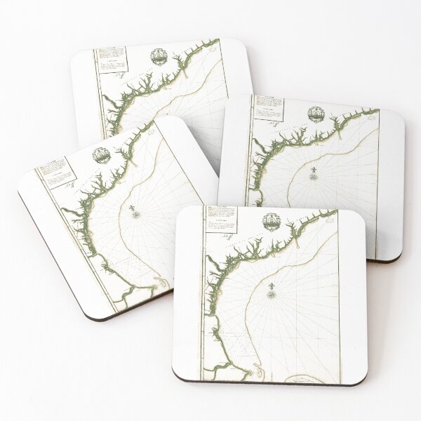 Item preview, 1776 Spanish Map of Florida Coast designed and sold by amuseXpress.
