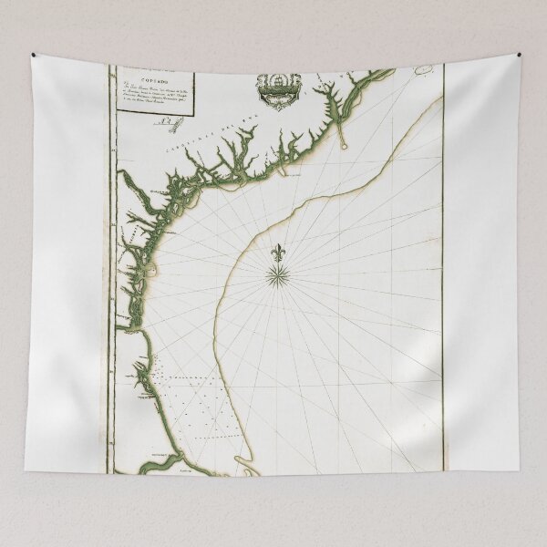 Item preview, 1776 Spanish Map of Florida Coast designed and sold by amuseXpress.