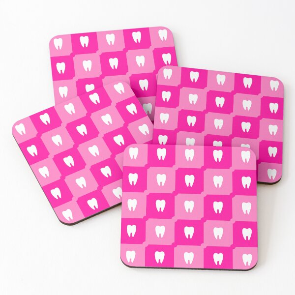 Item preview, Funny teeth pattern. Cute tooth art. dental tooth design designed and sold by Denisse diseno.