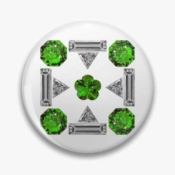Item preview, Emerald Diamond Gemstone Art, Green designed and sold by DigitalGemArt.