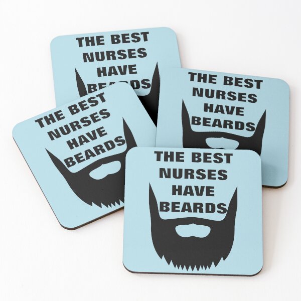 Item preview, The Best Nurses have Beards designed and sold by Indra Agrawal.