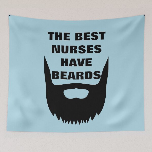 Item preview, The Best Nurses have Beards designed and sold by Indra Agrawal.