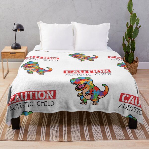 Item preview, Caution Autistic Child, Embrace The Spectrum designed and sold by SportyDogShop.