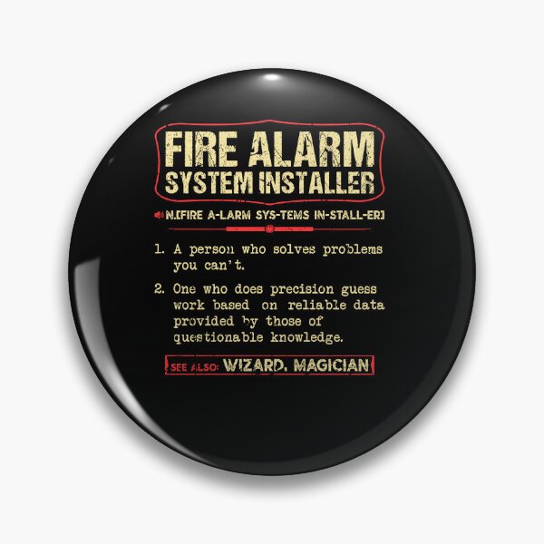 Item preview, Fire Alarm System Installer Smoke Detector designed and sold by Sinful Charm.