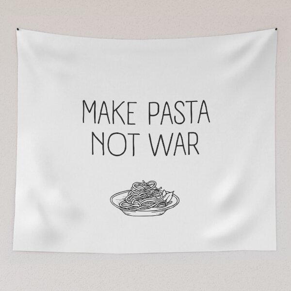 Item preview, Make pasta not war designed and sold by FedoraDesign.