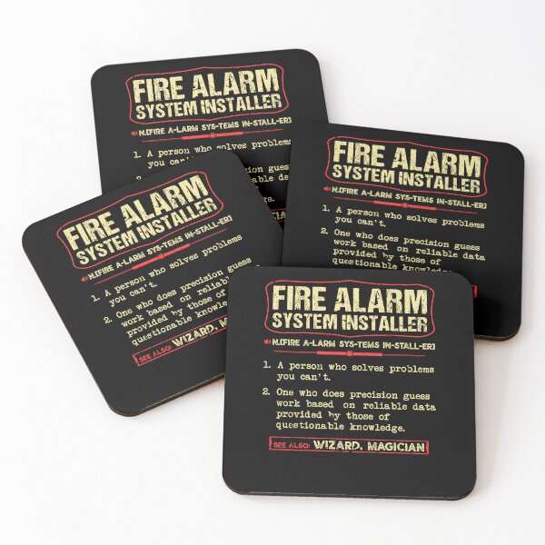 Item preview, Fire Alarm System Installer Smoke Detector designed and sold by Sinful Charm.