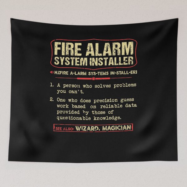 Item preview, Fire Alarm System Installer Smoke Detector designed and sold by Sinful Charm.
