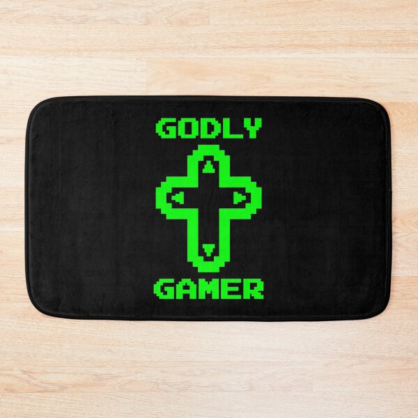 Item preview, Godly Gamer (v1 - green) - Christian gaming designed and sold by TimespunThreads.