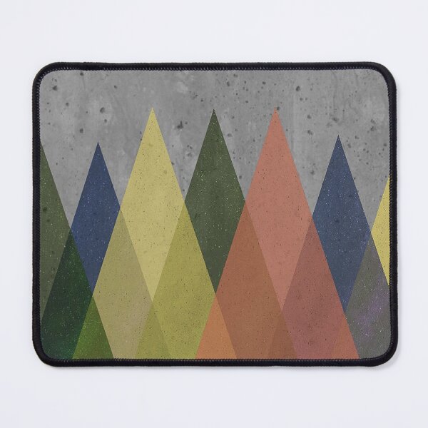 Item preview, Transparent triangles on gray concrete designed and sold by Ninaeva.