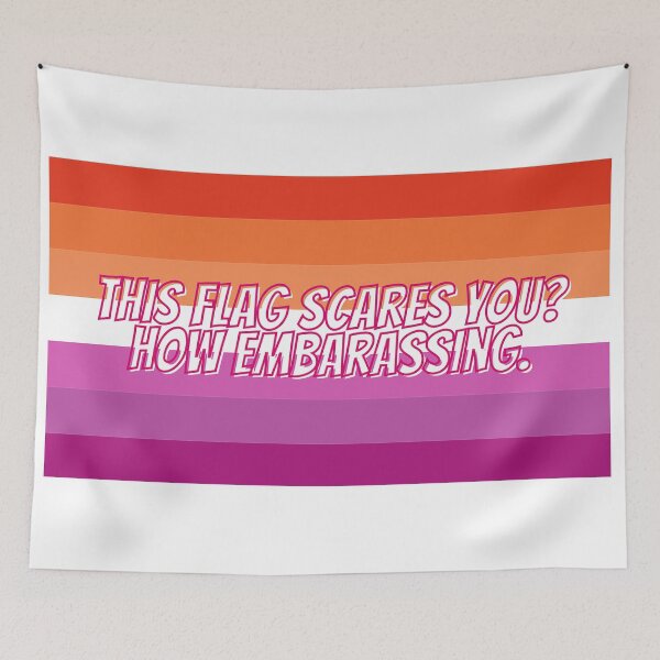 Item preview, this flag scares you? how embarassing designed and sold by goblinbabe.