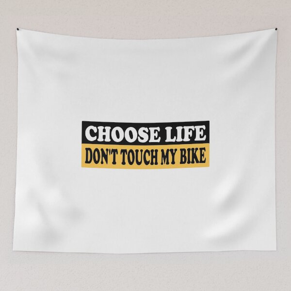 Item preview, Choose Life Dont Touch My Bike Essential Sticker designed and sold by SW33TSP0T.