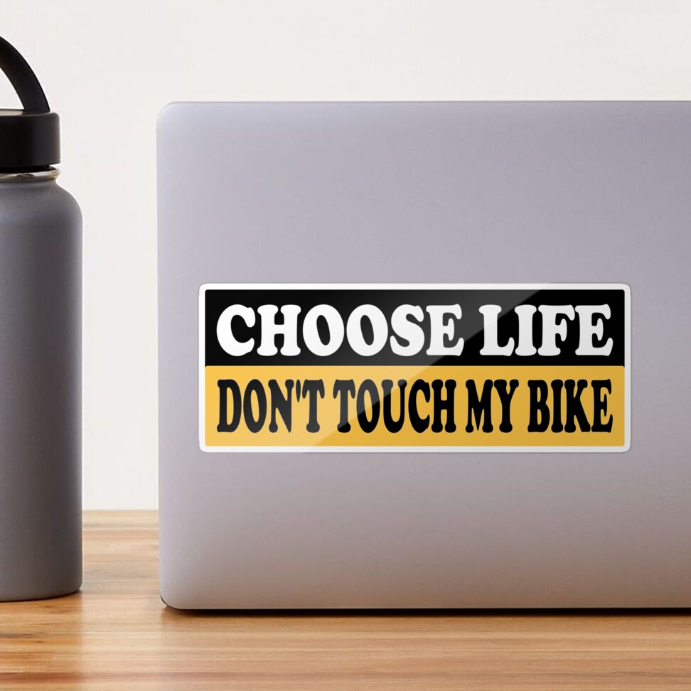 Don`t Touch My Bike Sticker - Third Wheel Shopping || Online Bike/Scooter  Servicing