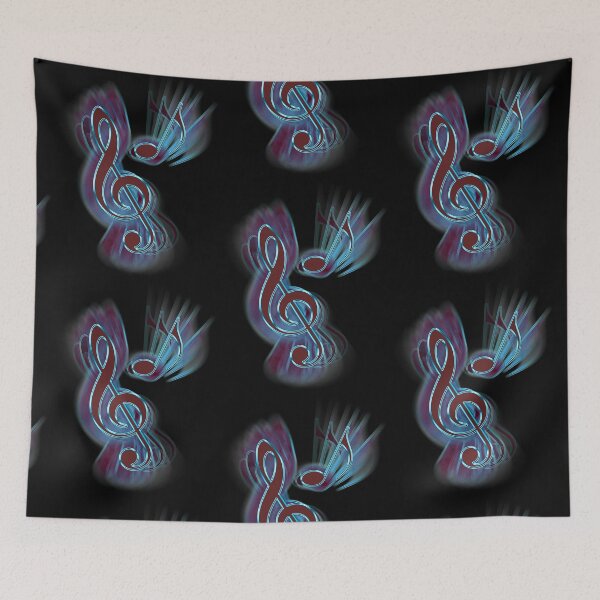 Item preview, Abstract music symbols. designed and sold by 72soul.