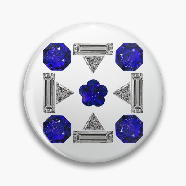 Item preview, Diamond Sapphire Gemstone Art, Blue designed and sold by DigitalGemArt.