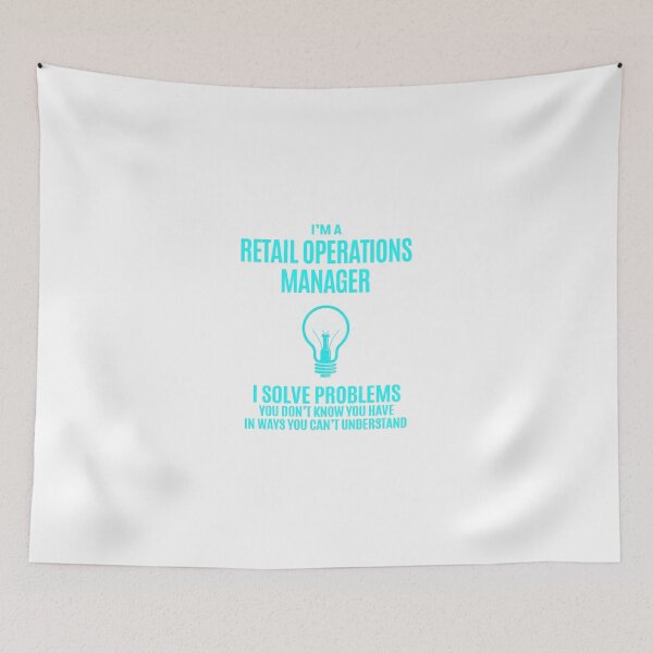 Item preview, Retail Operations Manager - I Solve Problems Job Gift designed and sold by melissaval2.