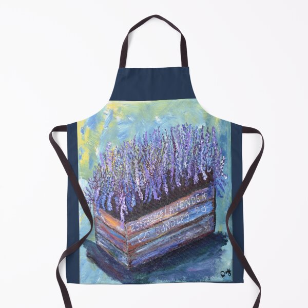 Item preview, Lavender Flower Box - Original artwork by Dody Denman designed and sold by MoxyMermaid.