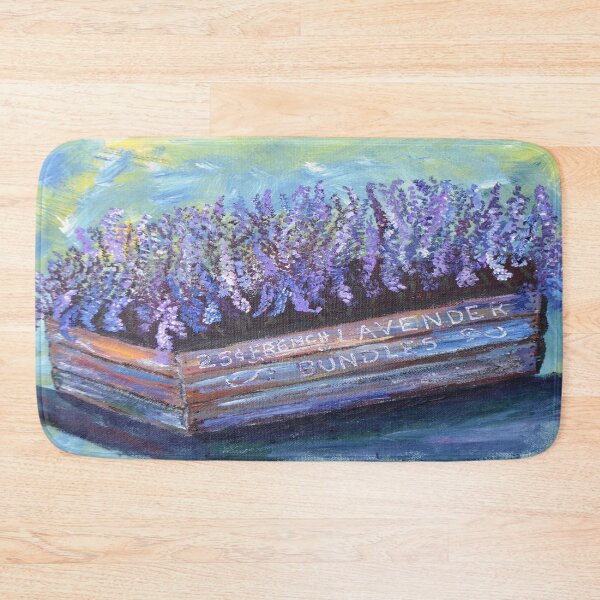 Item preview, Lavender Flower Box - Original artwork by Dody Denman designed and sold by MoxyMermaid.