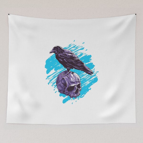 Item preview, raven on top of skull designed and sold by Proud Pro Gifts.