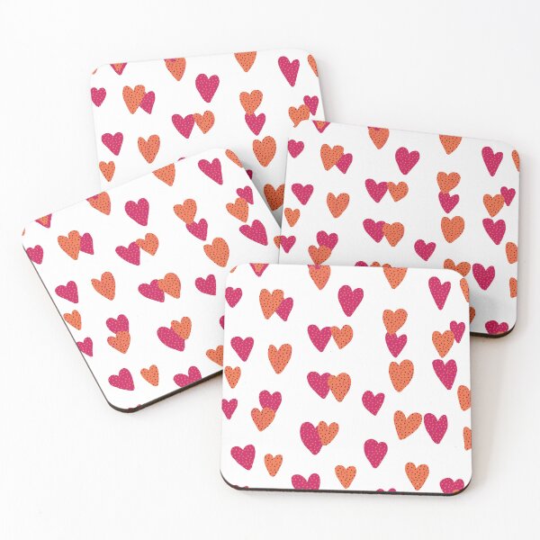 Item preview, red and orange hearts designed and sold by Pacesyte.