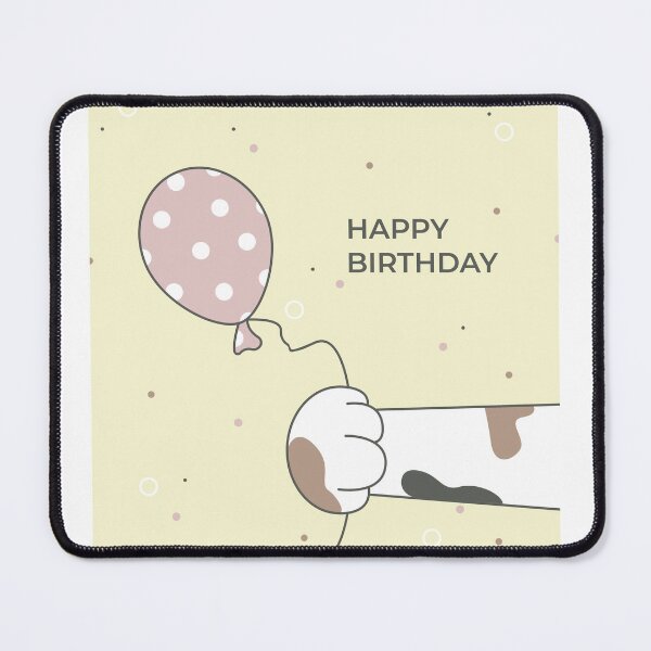 Item preview, Cat with balloon | Happy Birthday card designed and sold by mariline-design.