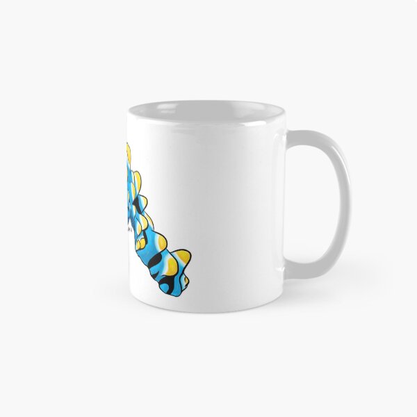 Item preview, Blue and Yellow sea slug/nudibranch designed and sold by Bridget Vincent.