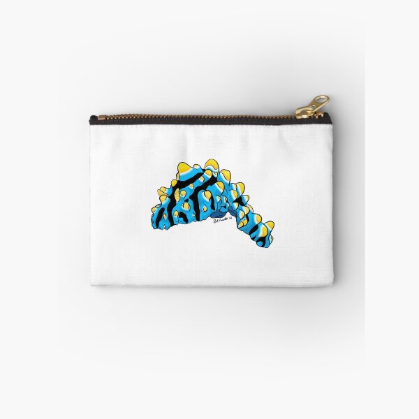 Item preview, Blue and Yellow sea slug/nudibranch designed and sold by Bridget Vincent.