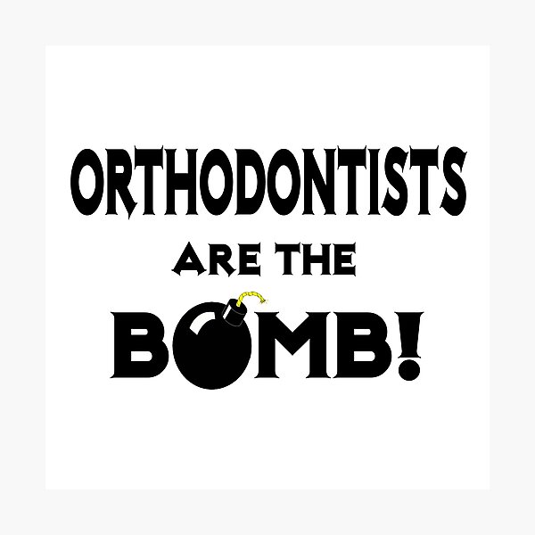 Item preview, Orthodontists Are The Bomb! designed and sold by TKUP22.