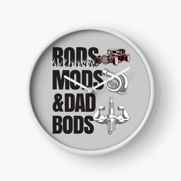 Item preview, Rods Mods & Dad Bods Funny Hot Rod Mechanic Fabricator designed and sold by CharJens.