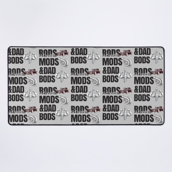 Item preview, Rods Mods & Dad Bods Funny Hot Rod Mechanic Fabricator designed and sold by CharJens.