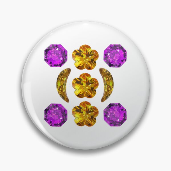 Item preview, Gemstone Art Purple Orange designed and sold by DigitalGemArt.