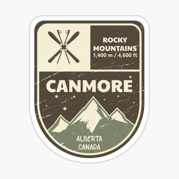 Item preview, Canmore Canadian Rocky Mountains Canada designed and sold by KrisSidDesigns.
