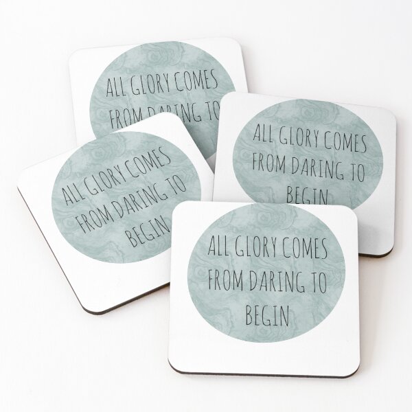 Item preview, All Glory comes from Daring to Begin designed and sold by maliorao.