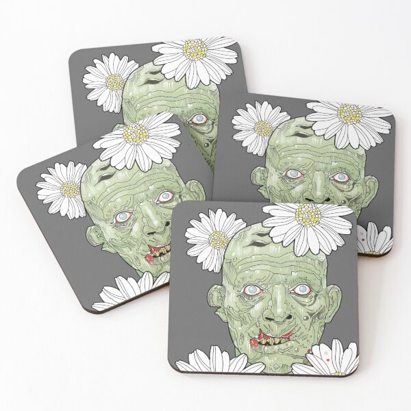 Item preview, Zombie with daisy flowers designed and sold by weilertsen.