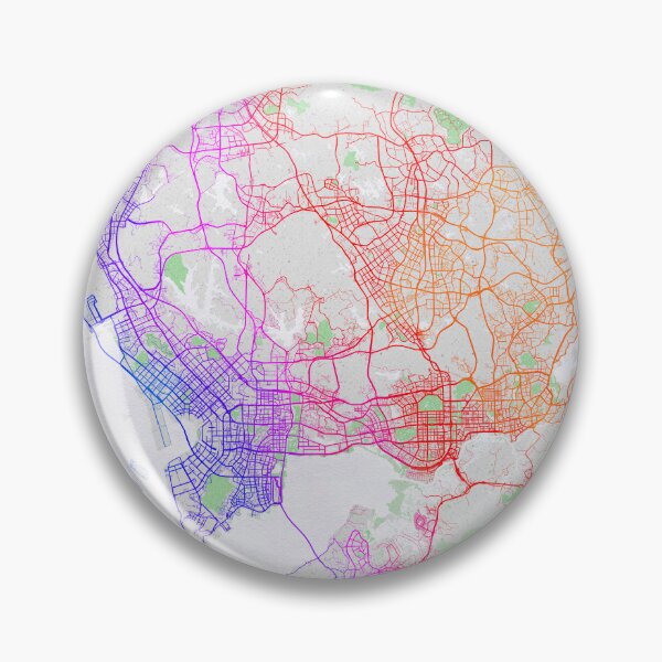 Item preview, Shenzhen City Map of Guangdong, China - Colorful designed and sold by deMAP.
