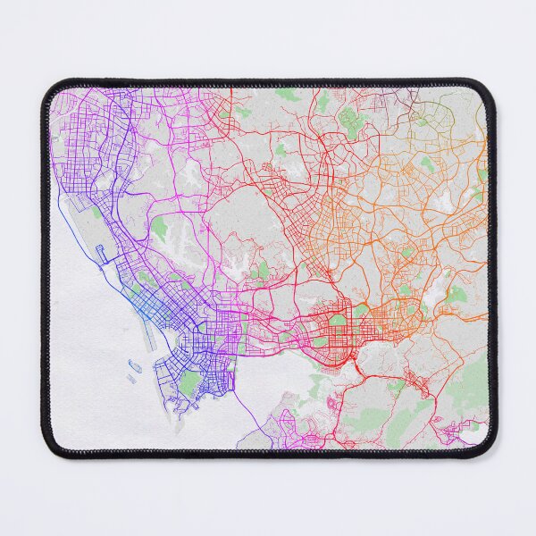 Item preview, Shenzhen City Map of Guangdong, China - Colorful designed and sold by deMAP.